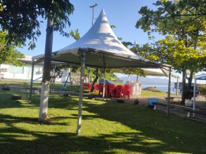 TENDA CHAPÉU DE BRUXA 5X5MTS BRANCA